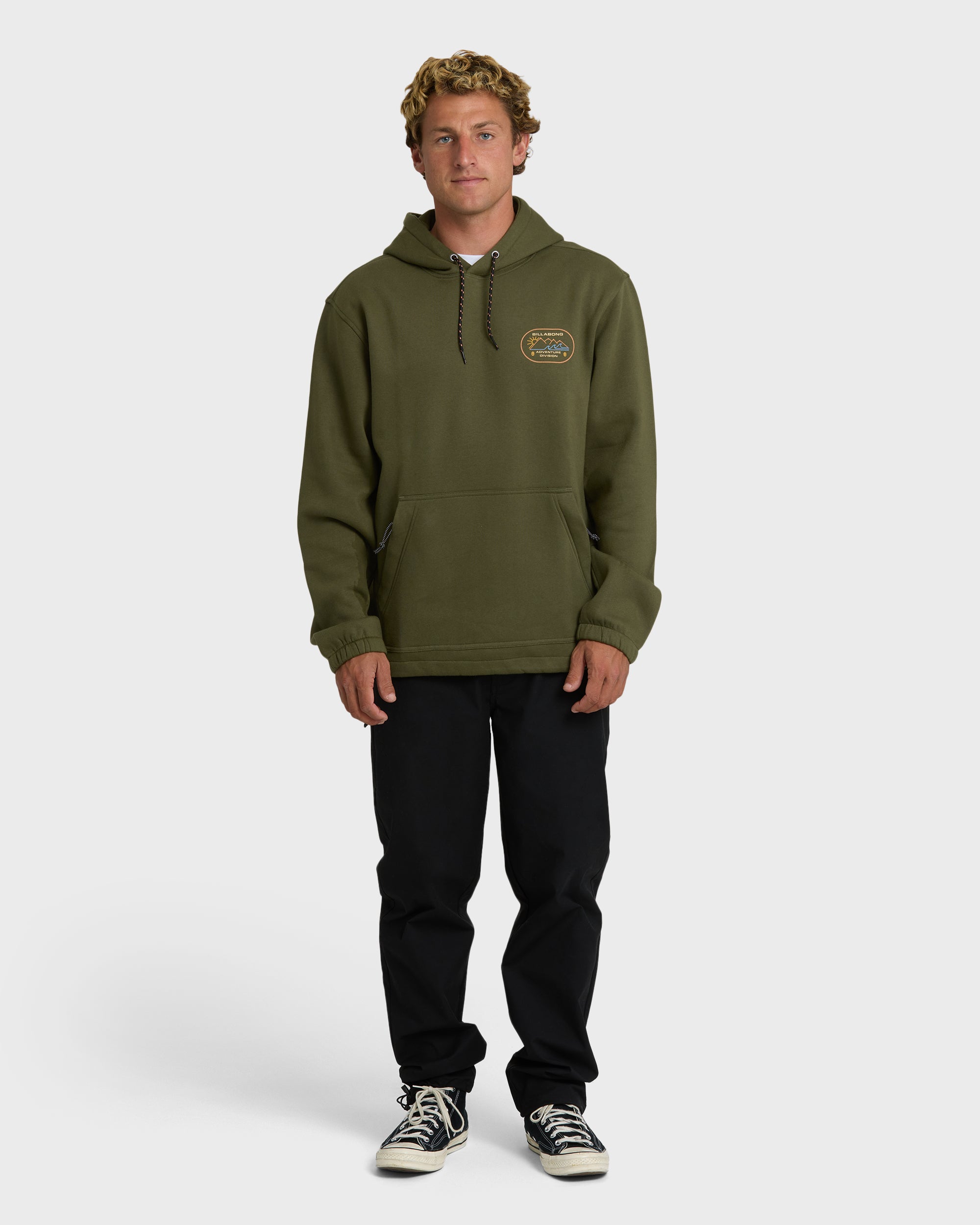 A/Div Compass Pullover Hoodie - Winter Moss - Image 5