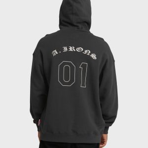 A.I. Forever Applique Hoodie - Black