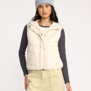 A/Div Cliffs Quilted Lightweight Vest - Whitecap