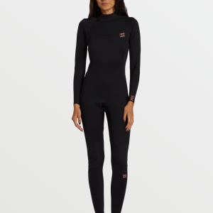 4/3mm Foil GBS Back Zip Wetsuit - Black