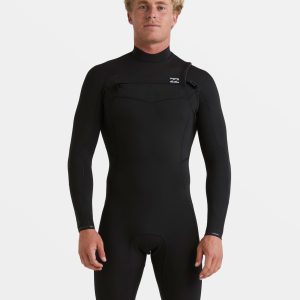 2/2mm Revolution Natural Upcycler GBS Chest Zip Long Sleeve Springsuit - Black