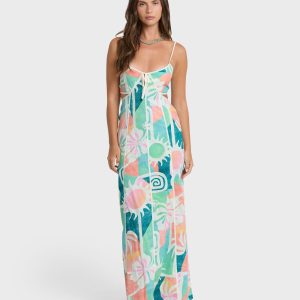 Blue Horizons Maxi Dress - Misty Blue